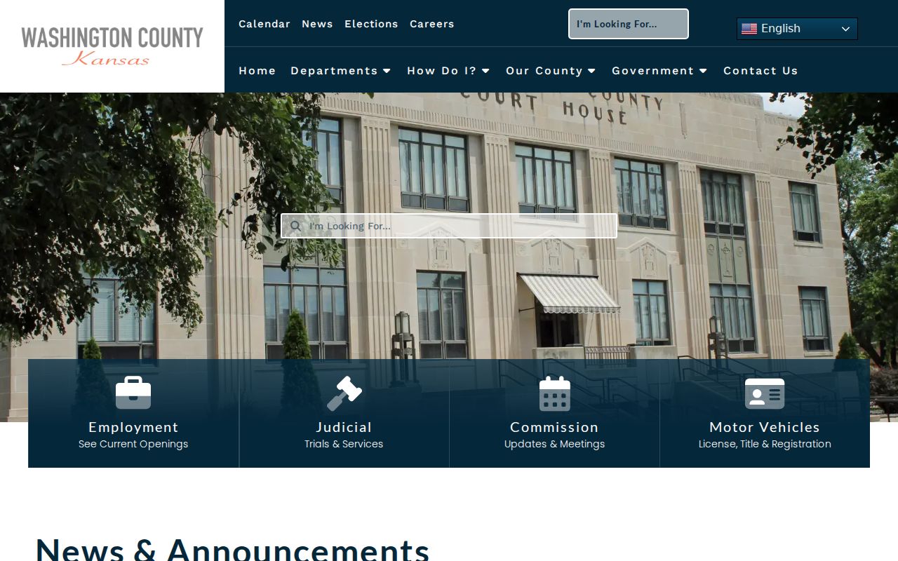 Washington County directory and court contact route
