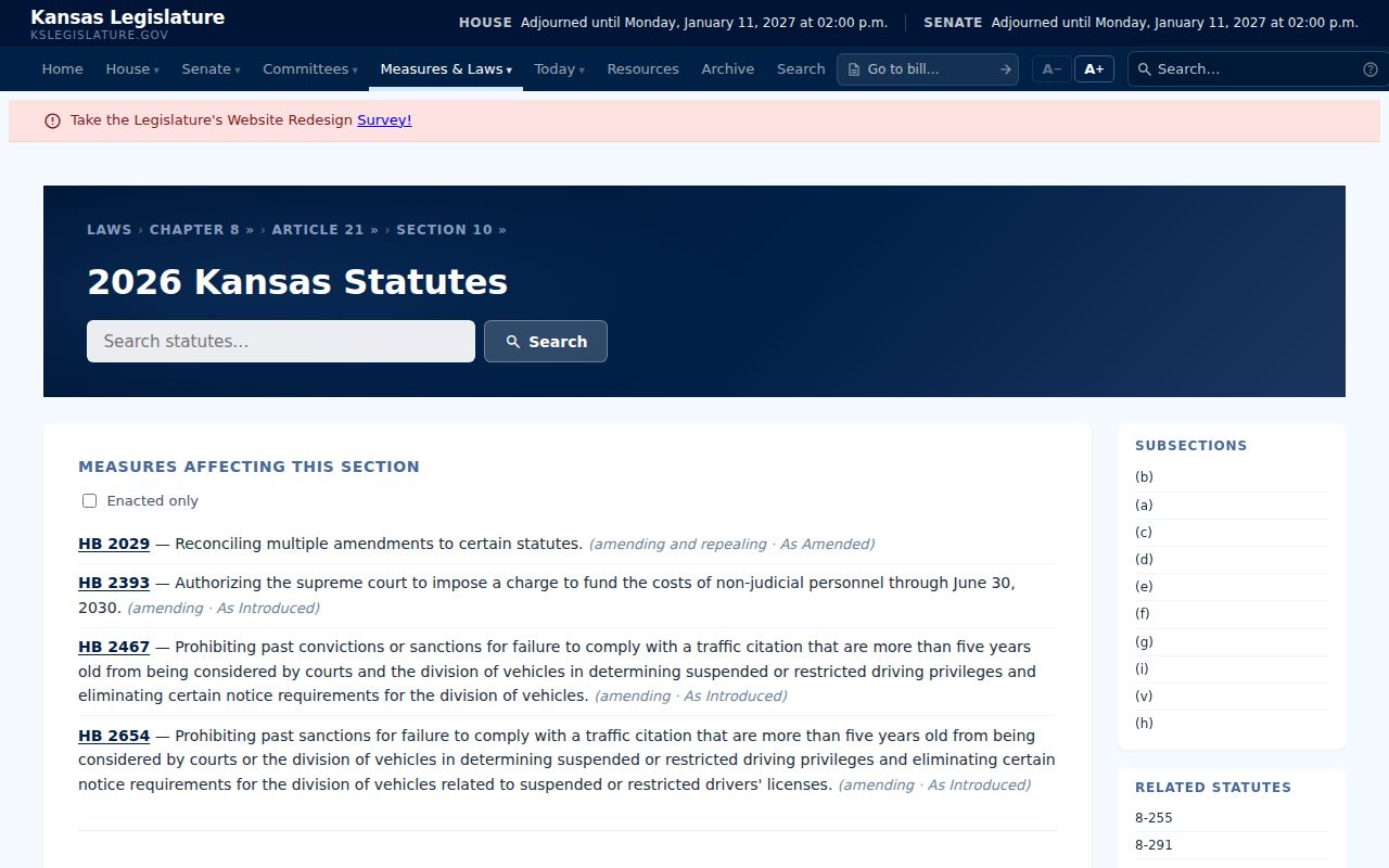 Washington County traffic ticket compliance statute